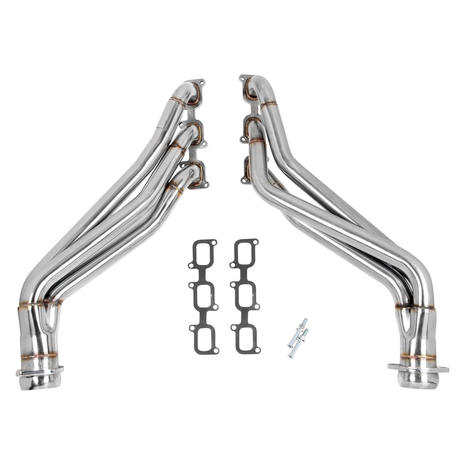 Flowtech® 12142FLT 409 SS Natural Long Tube Exhaust Headers