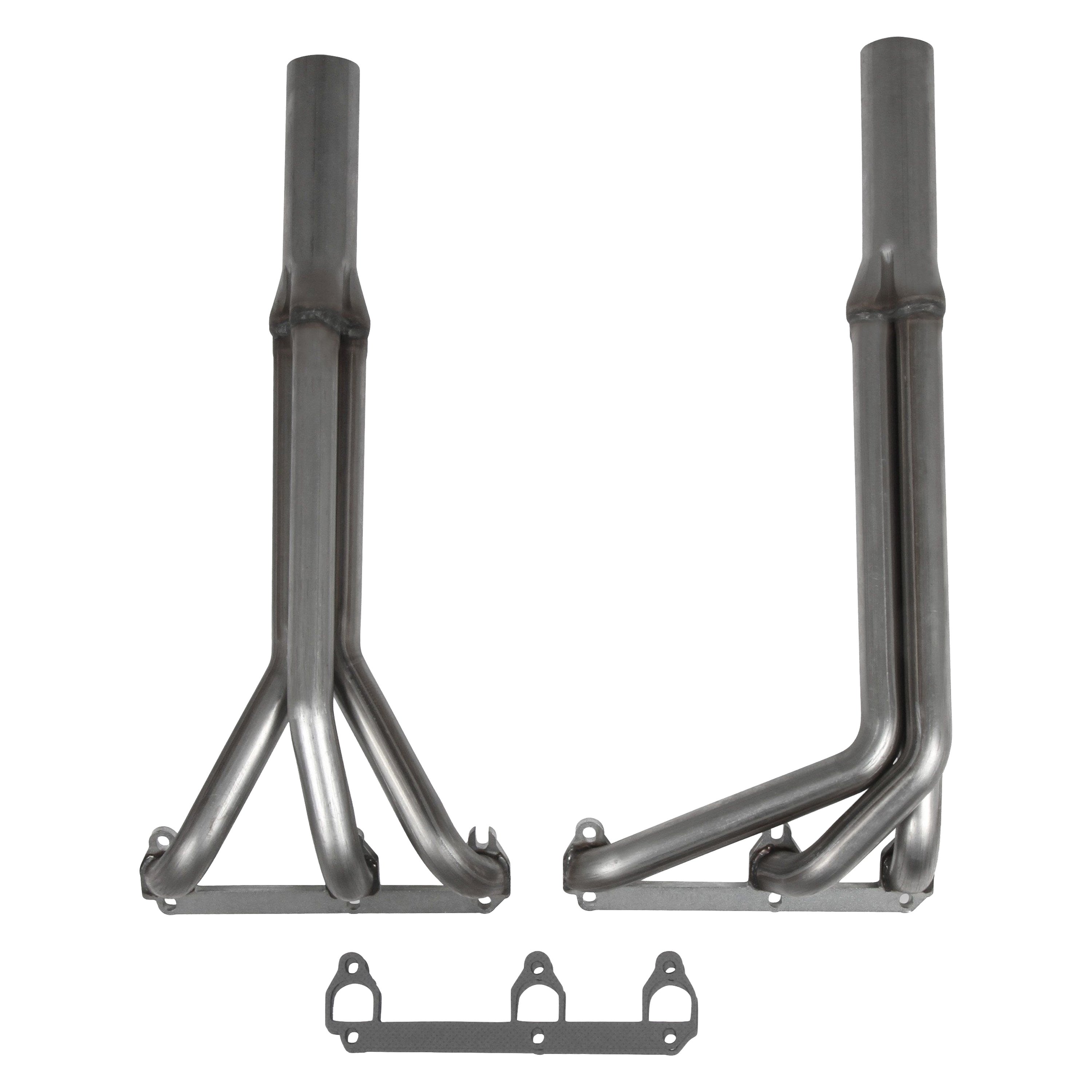 Flowtech® 11587FLT 409 SS Natural Upright Exhaust Headers