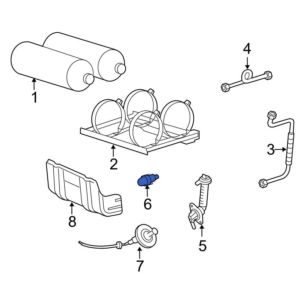 Ford OE CW7Z9C052A Fuel Tank Pressure Sensor
