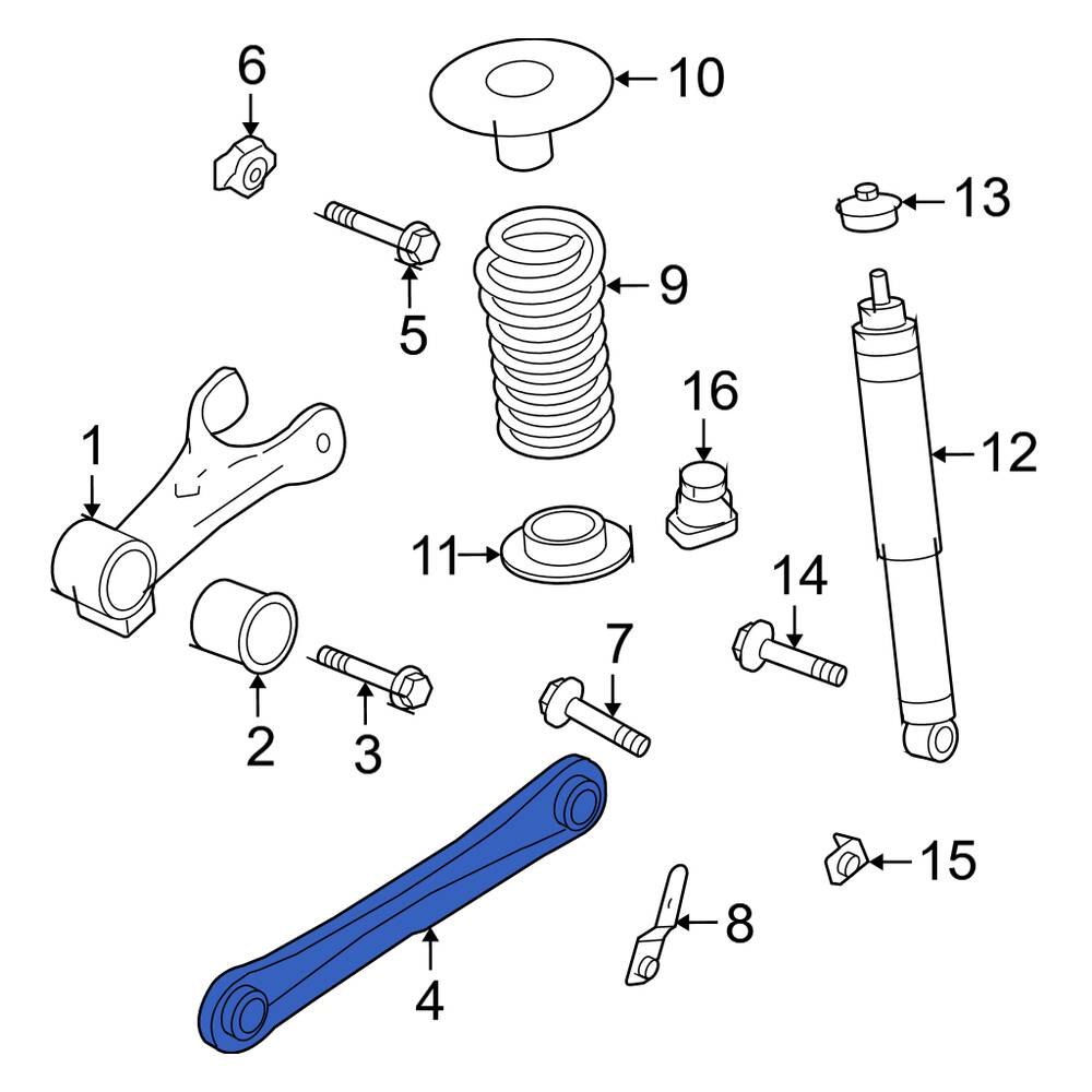 Ford OE 9R3Z5A649B Rear Lower Suspension Control Arm