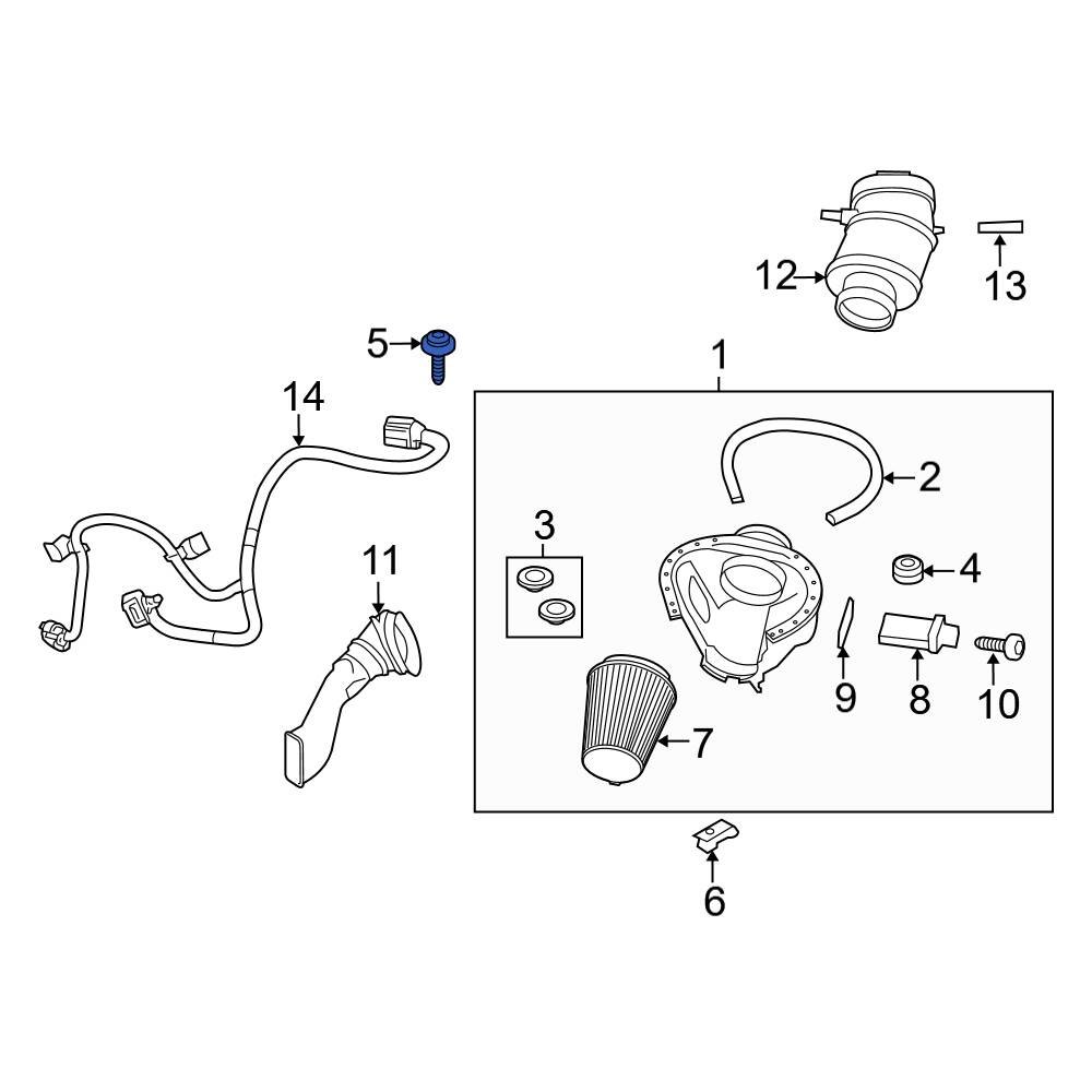 Ford OE W505427S439 Air Filter Housing Bolt