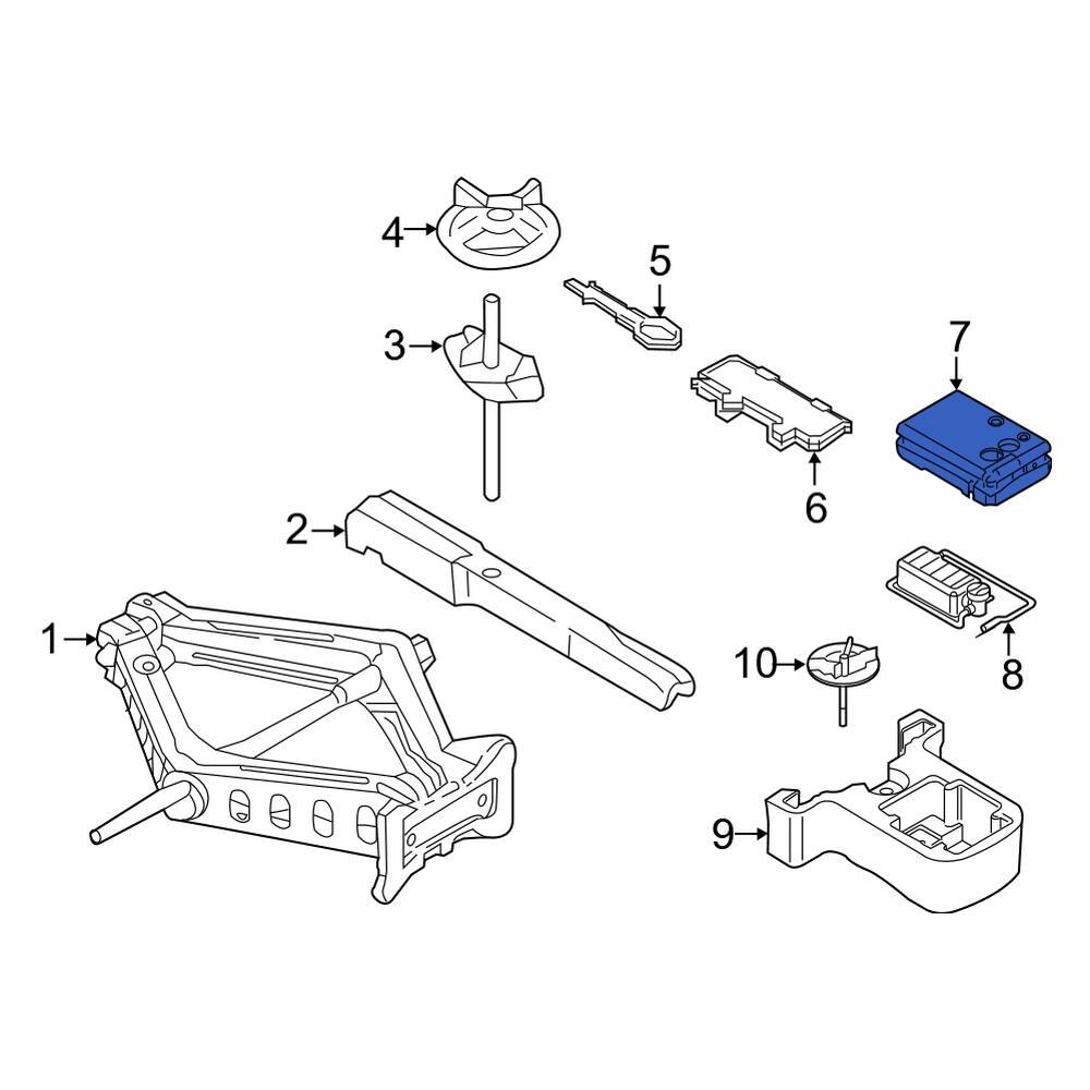 Ford OE KR3Z19G525A Tire Repair Kit