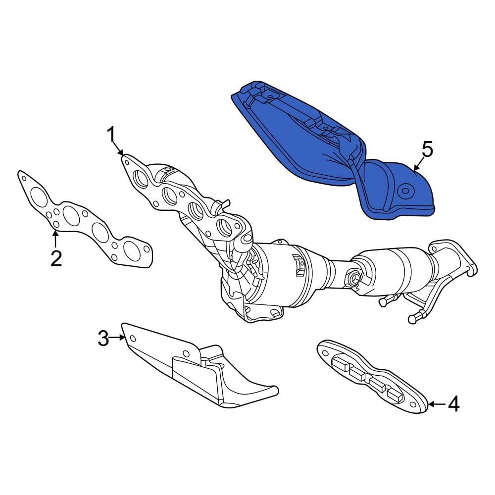 Ford OE CP9Z9A462A Catalytic Converter Heat Shield