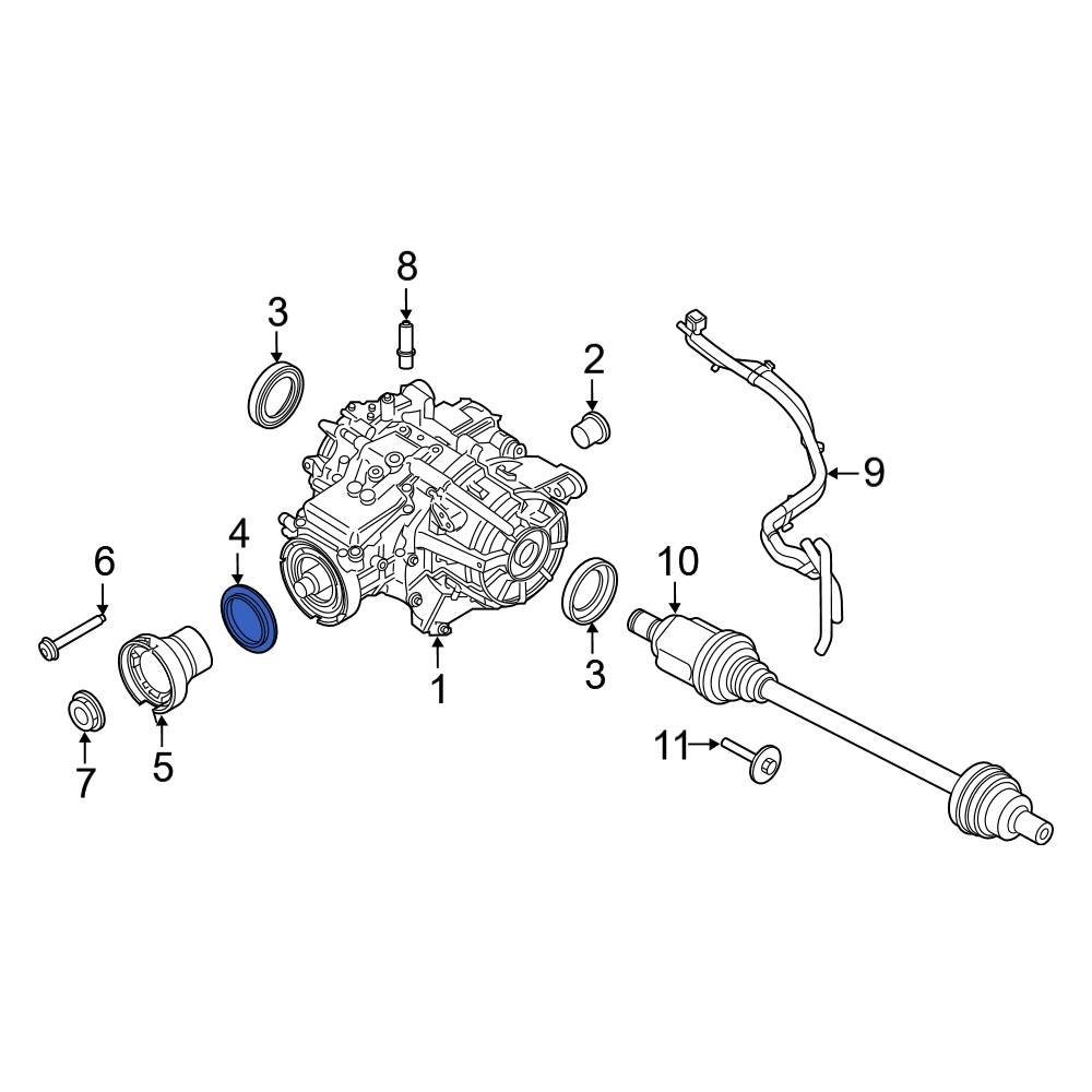 Ford OE G1FZ4676A Differential Seal