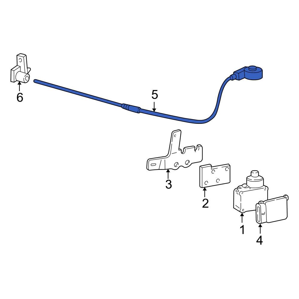 Ford OE YF1Z9A825CA Cruise Control Cable