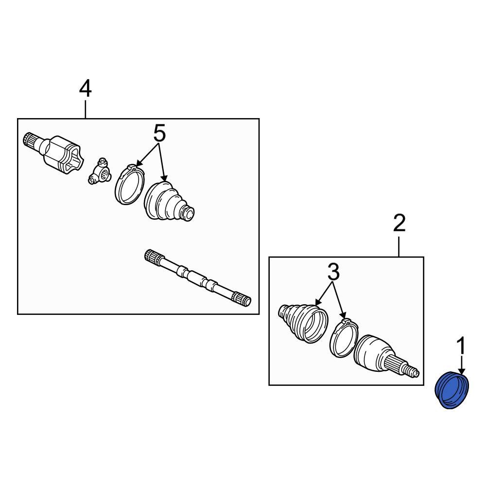 Ford OE E9SZ2217A CV Axle Shaft Seal