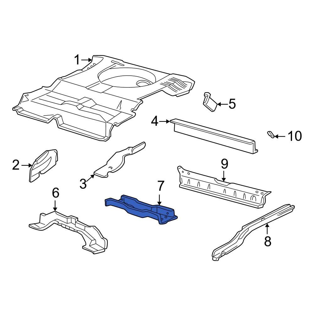 Ford OE YF1Z5410692AA - Floor Pan Crossmember