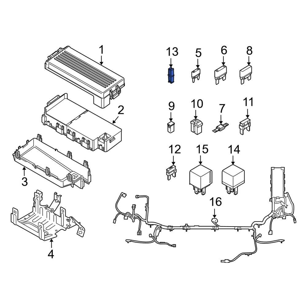 Ford OE F57Z14417AA Fuse Puller