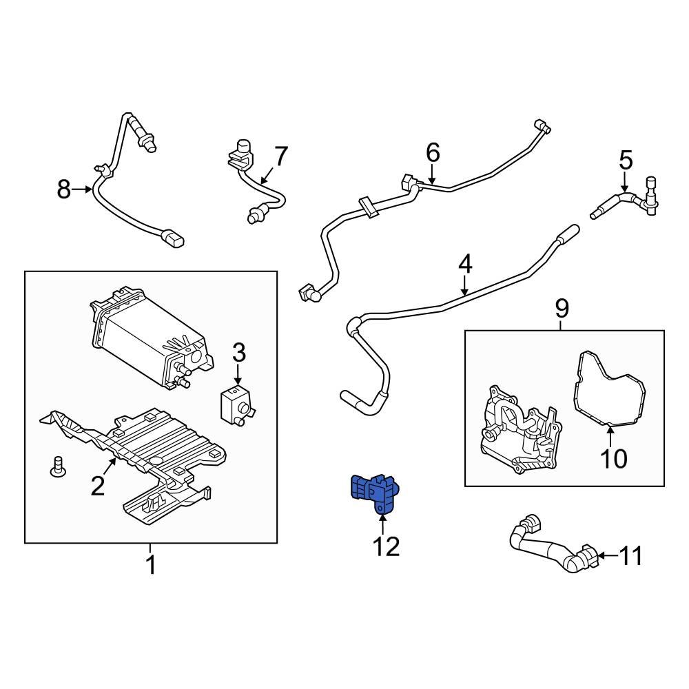 Ford OE AG9Z9F479B Manifold Absolute Pressure Sensor