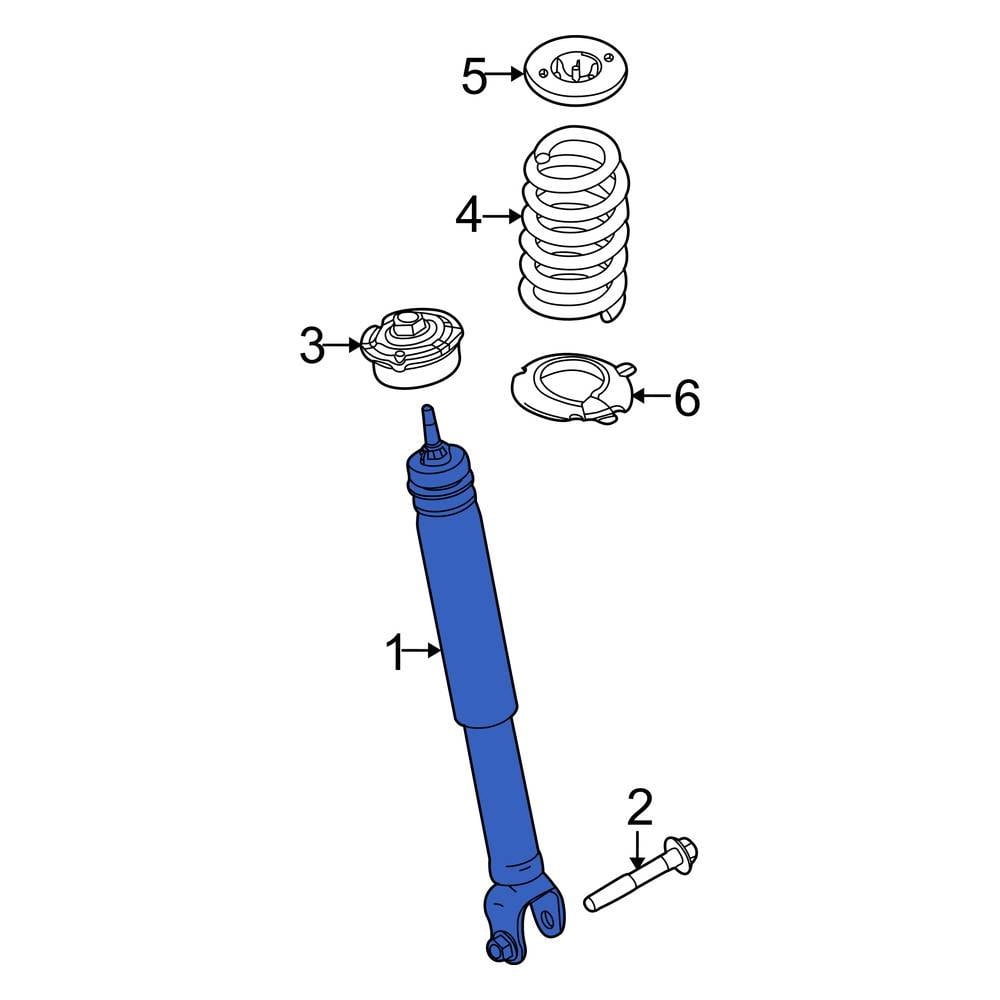 Ford OE DG1Z18125A Rear Suspension Shock Absorber