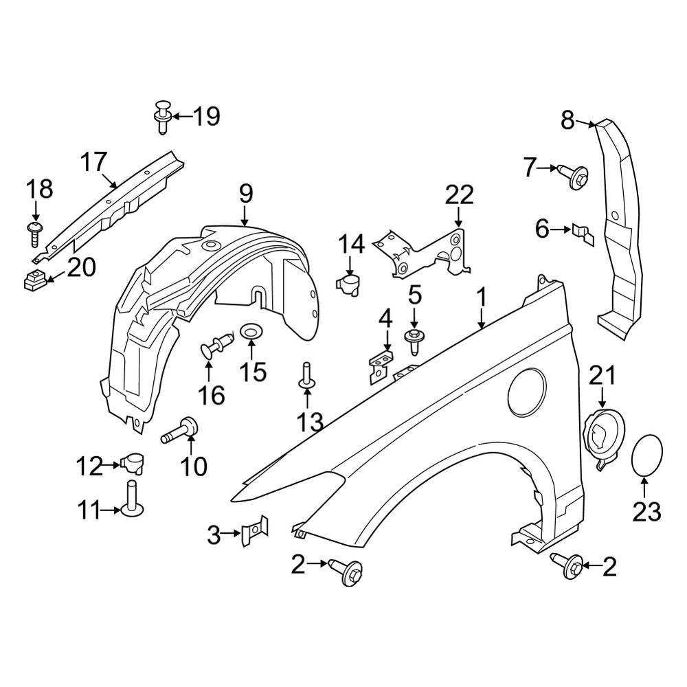 Ford OE DS7Z16758A - Front Hood Stop Buffer