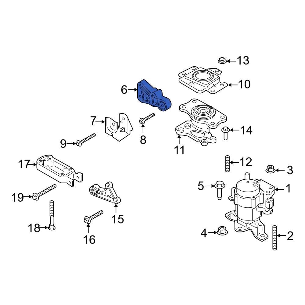 Ford OE F2GZ6068B Engine Torque Strut