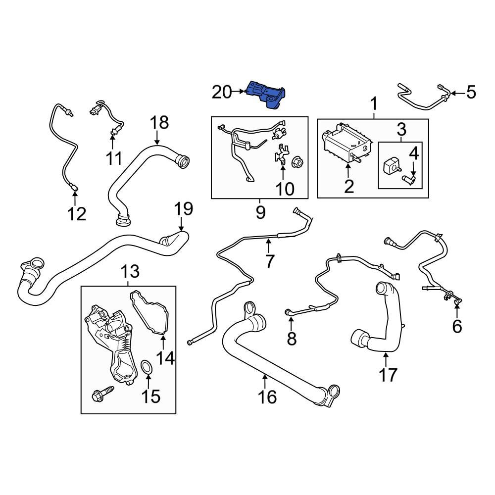 Ford OE BV6Z9F479A - Manifold Absolute Pressure Sensor