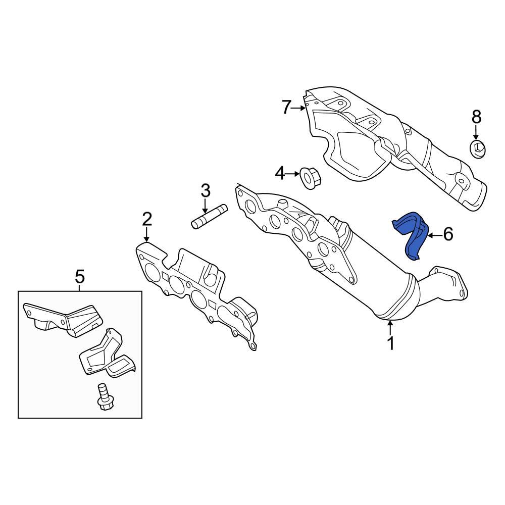 Ford OE 9E5Z5K291B Exhaust Manifold Brace
