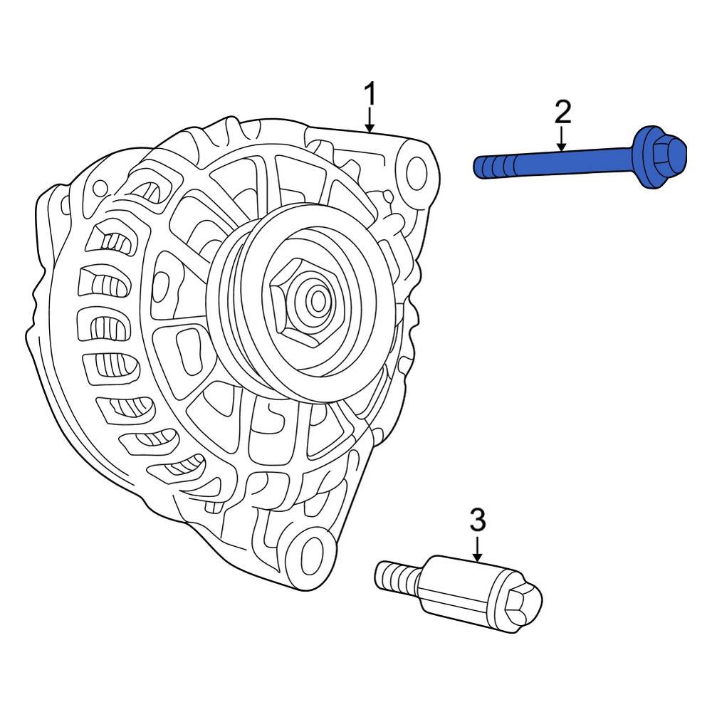 Ford OE W704756S309 Upper Alternator Bracket Bolt