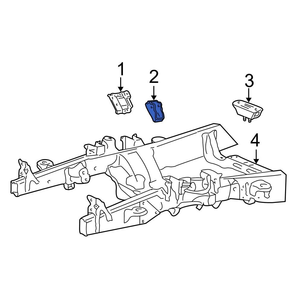Ford OE 5L3Z6031AB Left Engine Mount Bracket