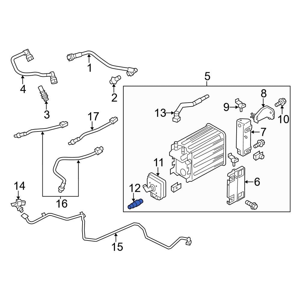 Ford OE 9U5Z9F945F Vapor Canister Purge Solenoid
