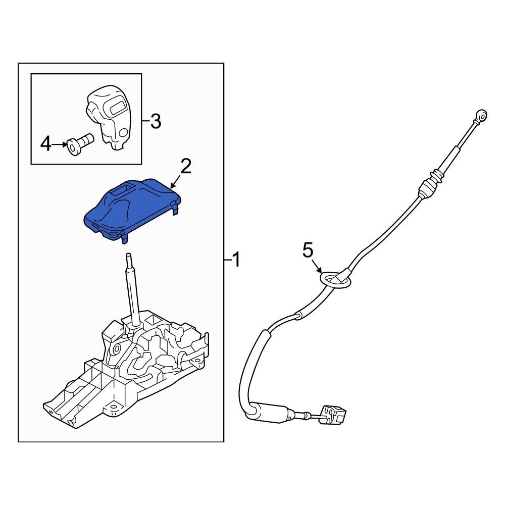 Ford OE JL3Z7277DA Automatic Transmission Shift Lever Boot