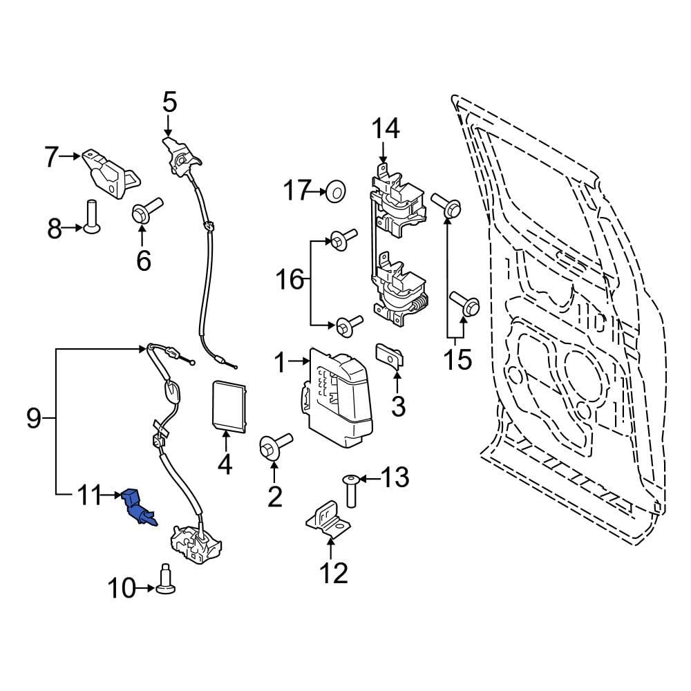 Ford OE 4L2Z14018BA Rear Door Jamb Switch