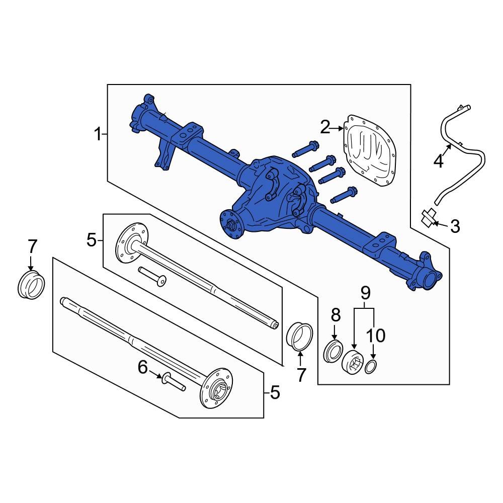 Ford OE HL3Z4010B Rear Differential Housing