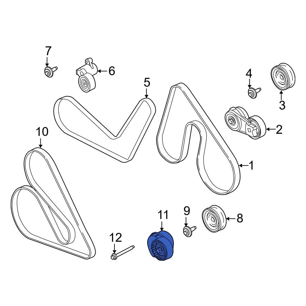 2011 ford clearance fusion belt diagram