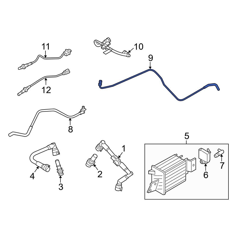 Ford OE JL3Z9D333C - Evaporative Emissions System Lines