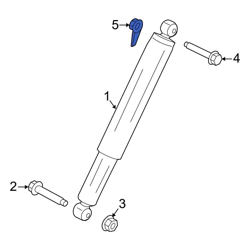 Ford OE W720200S440 Upper Suspension Shock Absorber Nut