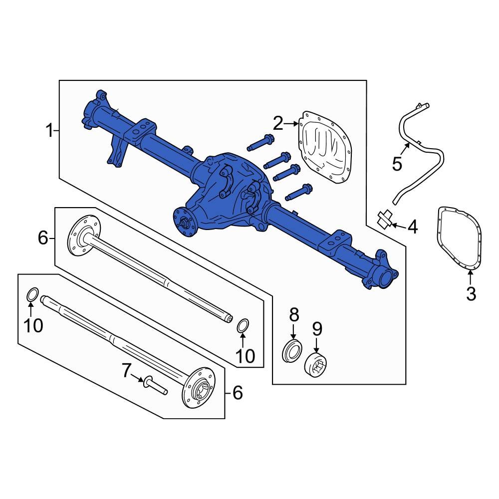 Ford OE ML3Z4010E - Rear Differential Housing