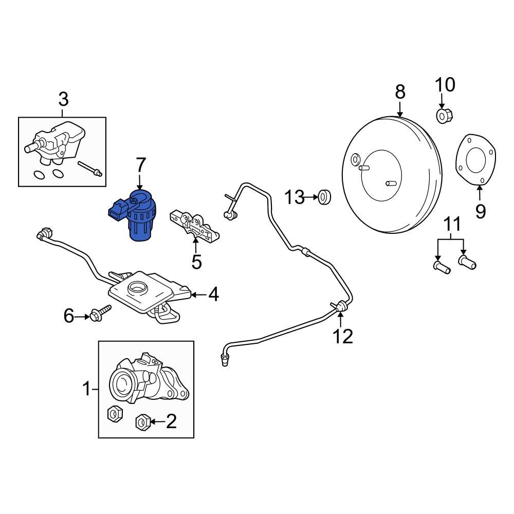 Ford OE 2T1Z2C251A Brake Fluid Level Sensor