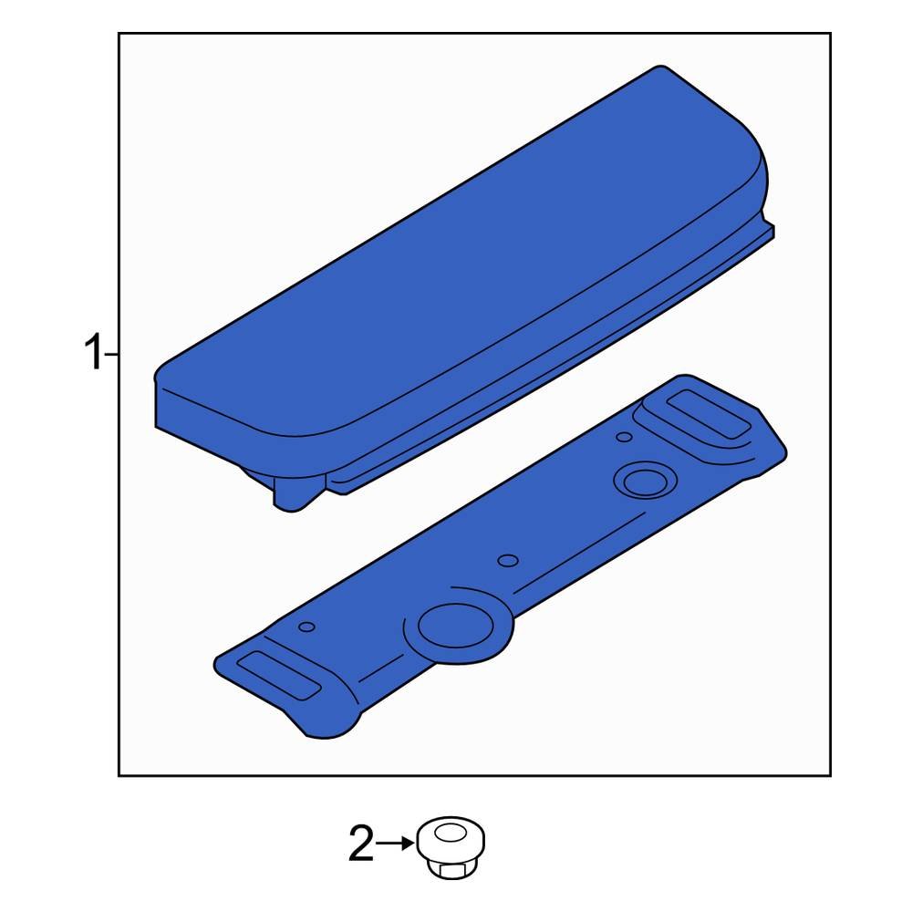 Ford OE DT1Z13A613A Rear Center High Mount Stop Light