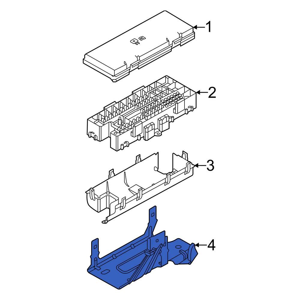 Ford OE 9C2Z14536B Fuse Box Bracket