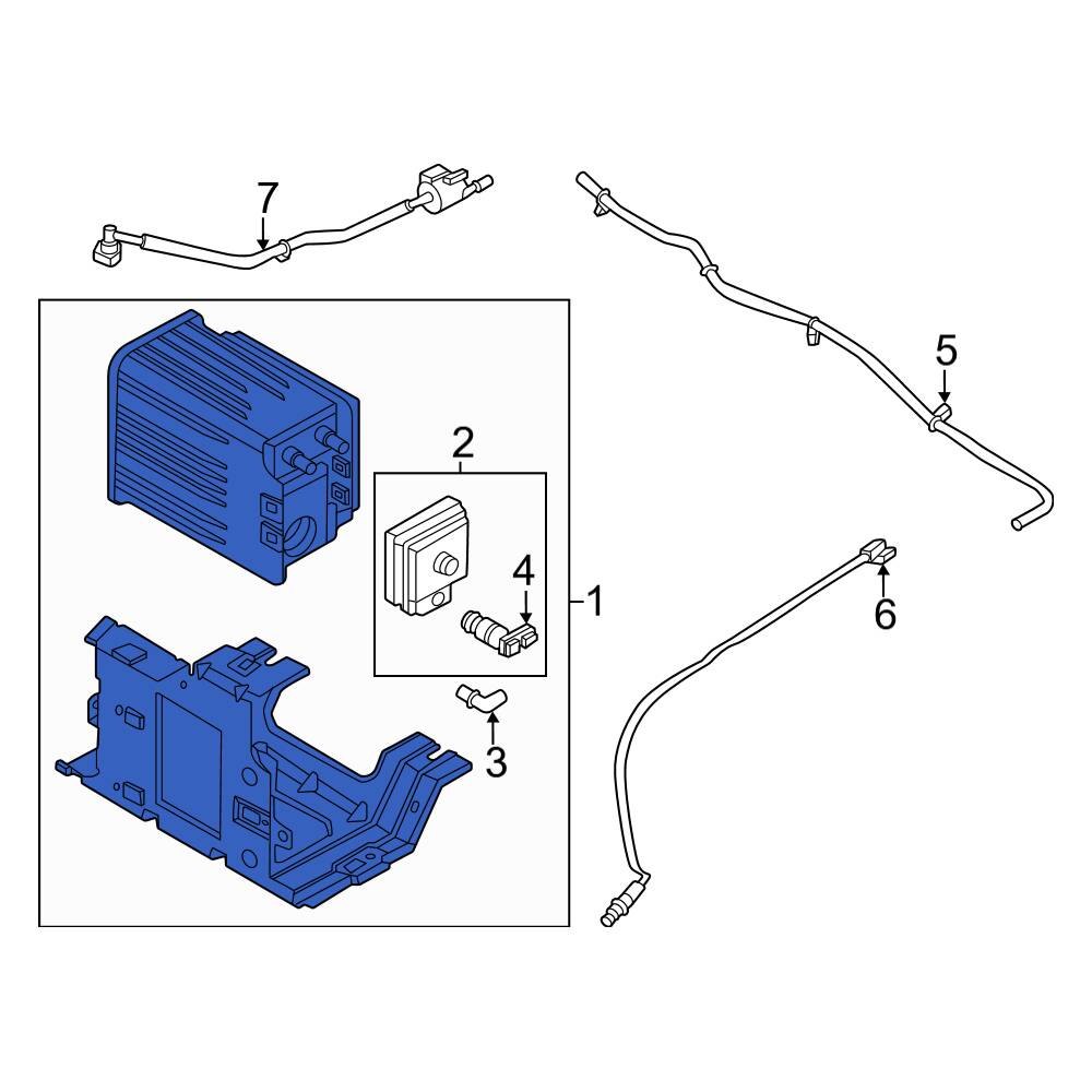 Ford OE LC2Z9D653A Secondary Air Injection Solenoid