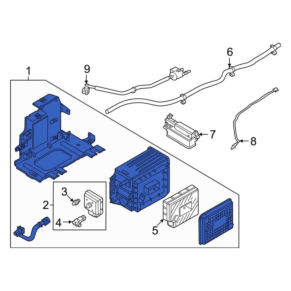 Ford OE LC2Z9D653B Secondary Air Injection Solenoid