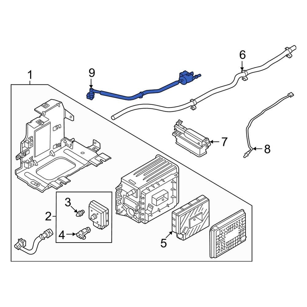 Ford OE LC3Z9B325A Secondary Air Injection Solenoid