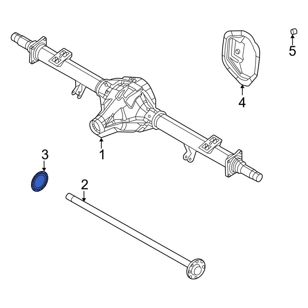 Ford OE EOTZ1001A CV Axle Shaft Retaining Ring