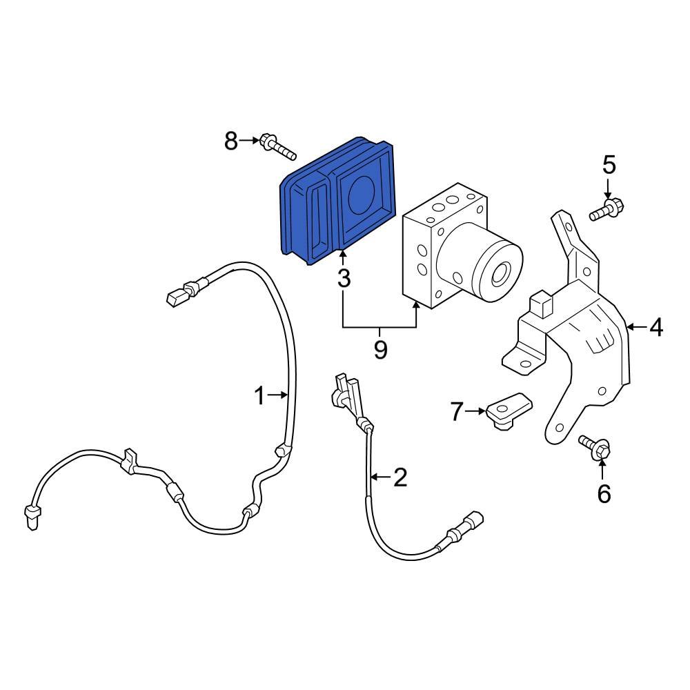Ford OE DL1Z2C219A ABS Control Module