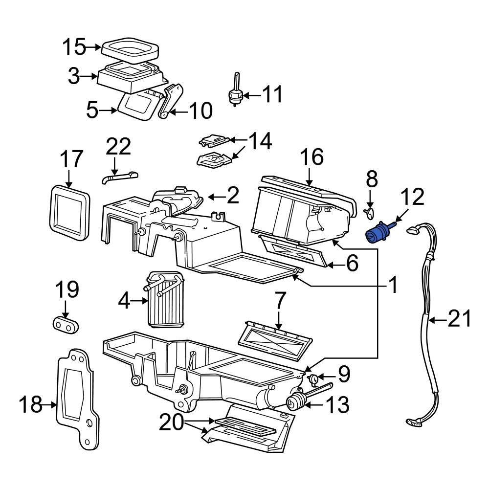 Ford OE 7L5Z18A318B - HVAC Defrost Mode Door Actuator