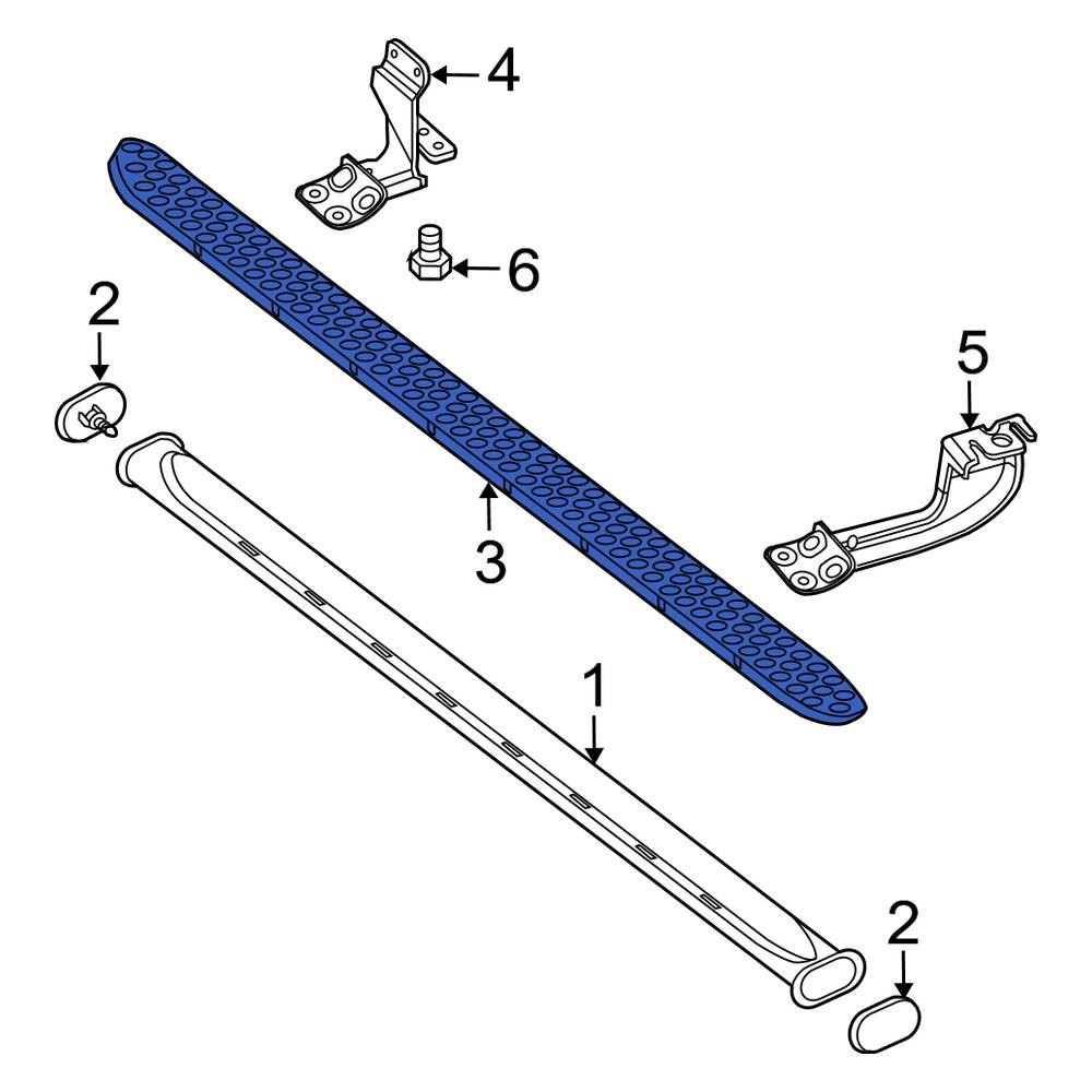 Ford OE 6L5Z16490CA Running Board Step Pad