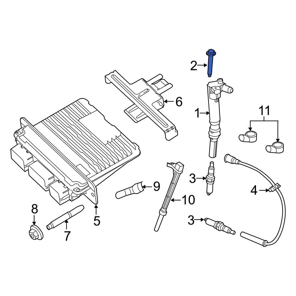 Ford OE W503282S437 Ignition Coil Bolt