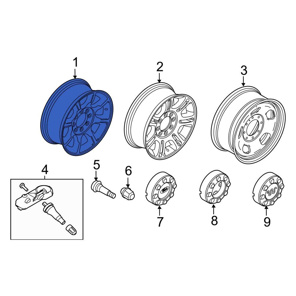 Ford OE BC3Z1007C - Wheel