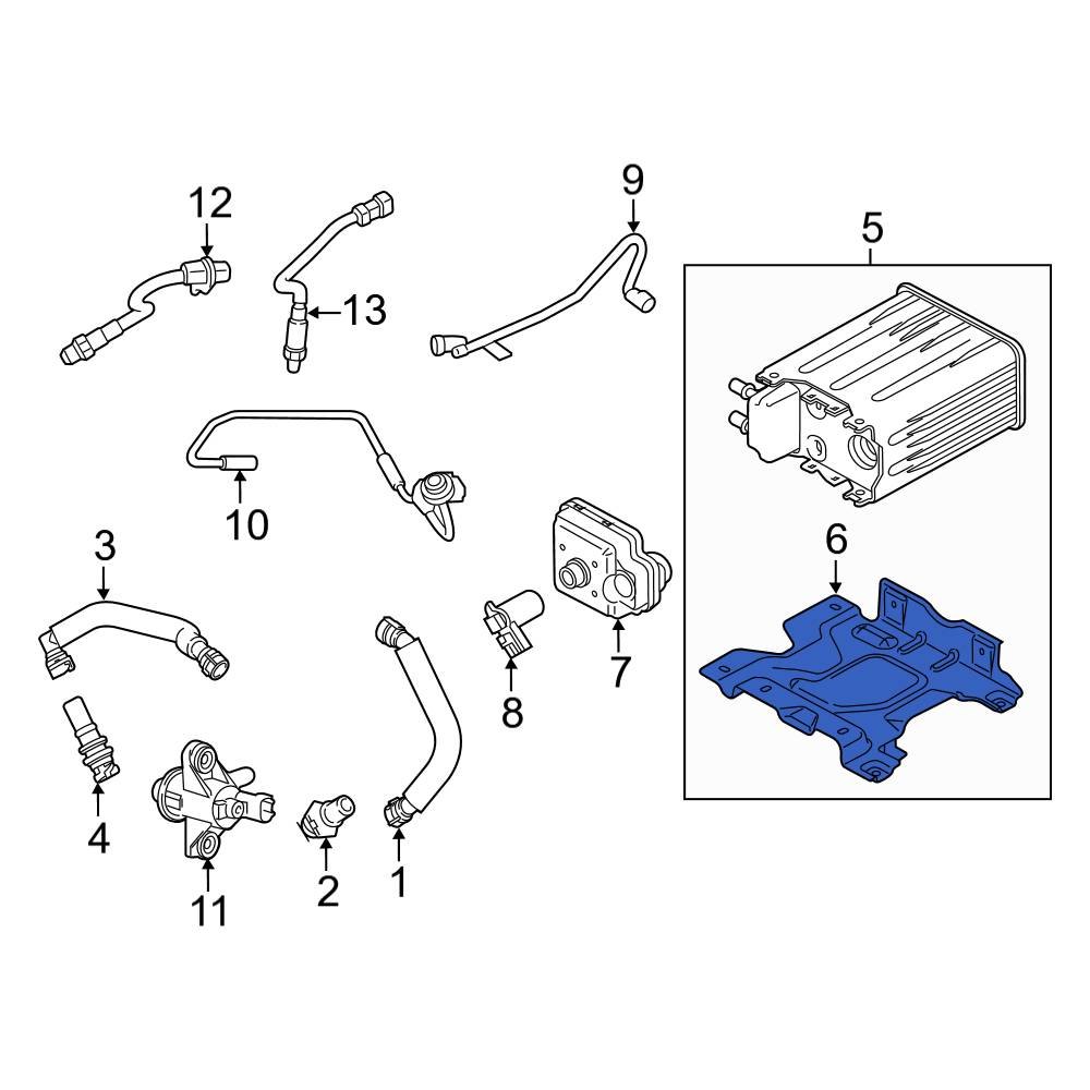 Ford OE LC3Z9D665C Vapor Canister Bracket