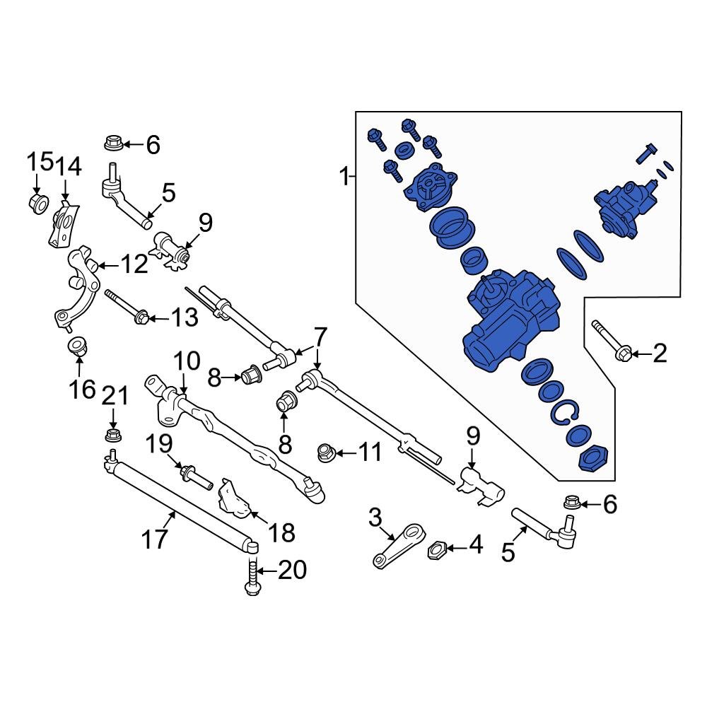 ford-oe-hc3z3504l-front-steering-gear-box