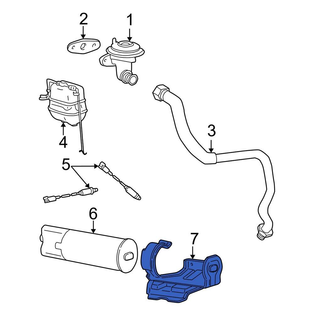 Ford OE F81Z9D665AB Vapor Canister Bracket