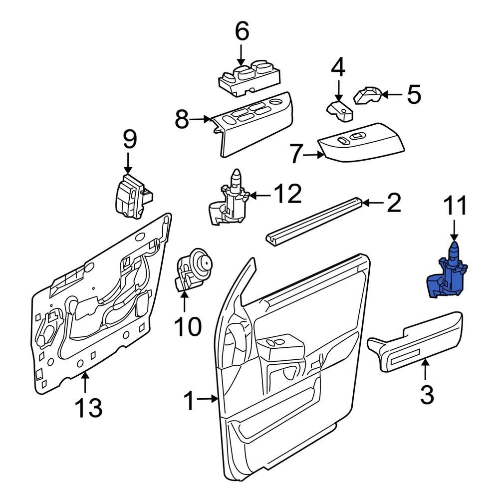 Ford OE 1L2Z13713AA Front Door Jamb Switch