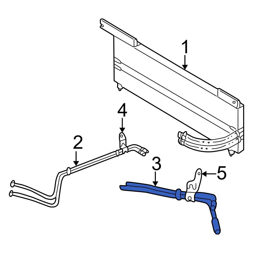 ford-oe-1l2z7890aa-automatic-transmission-oil-cooler-hose