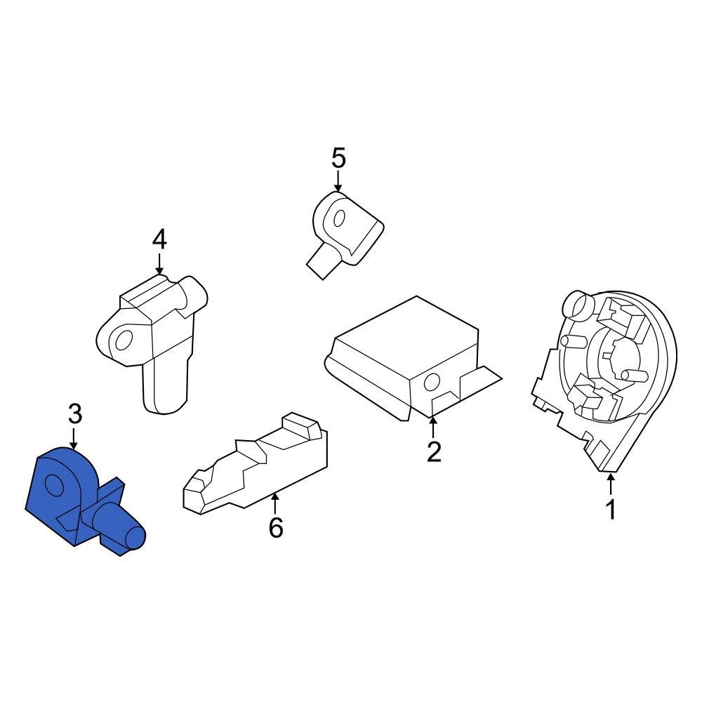Ford OE CT4Z14B345A Center Air Bag Impact Sensor