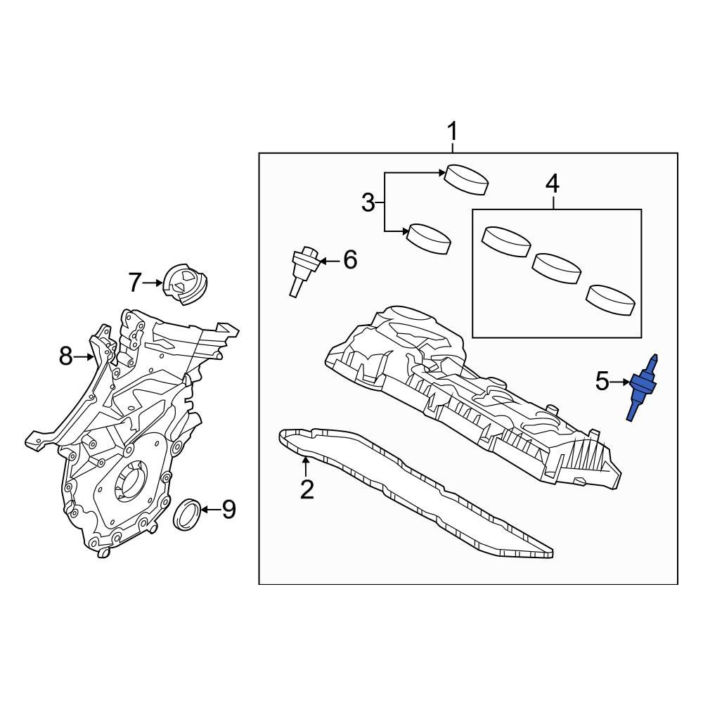 Ford OE 7T4Z6C519C Engine Valve Cover Stud
