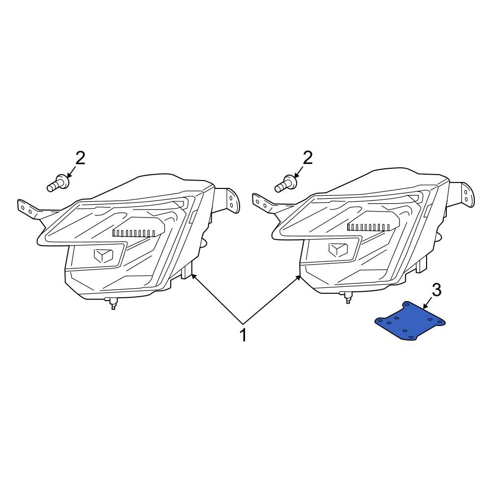 Ford OE FB5Z13C788C Front High Intensity Discharge (HID) Lighting Ballast