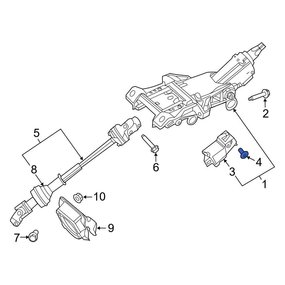 Ford OE W711733S442 Steering Column Tilt Adjuster Screw