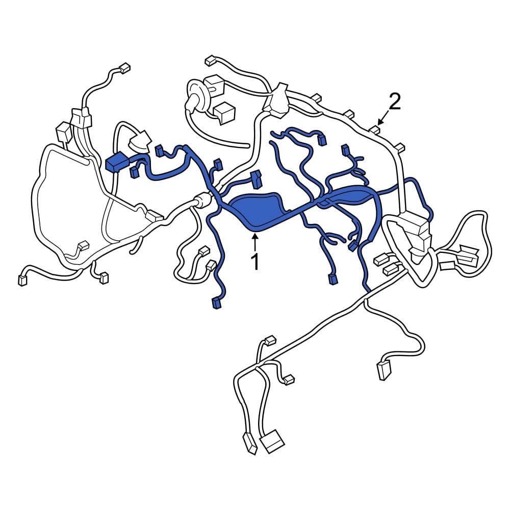 Ford Oe Lu5z12a581ed Engine Wiring Harness